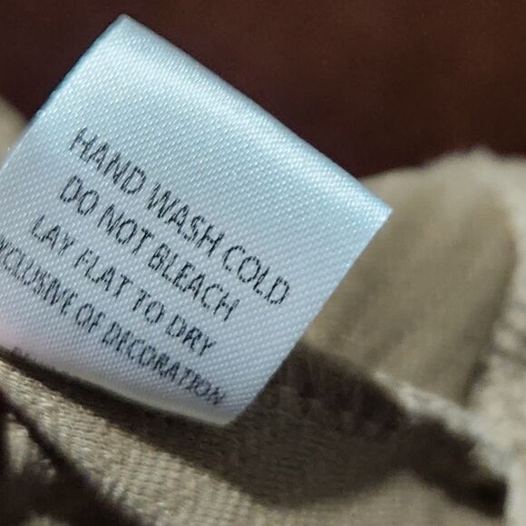 See and be Seen Women Top And Pants Size Large Light Brown Elastic Waist Pockets - Picture 14 of 15